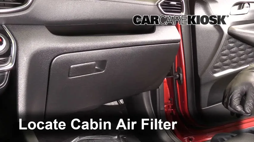 2020 Hyundai Santa Fe Limited 2.4L 4 Cyl. Filtro de aire (interior)